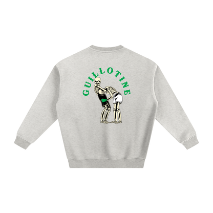 Guillotine Green Text Sweatshirt - ARETE