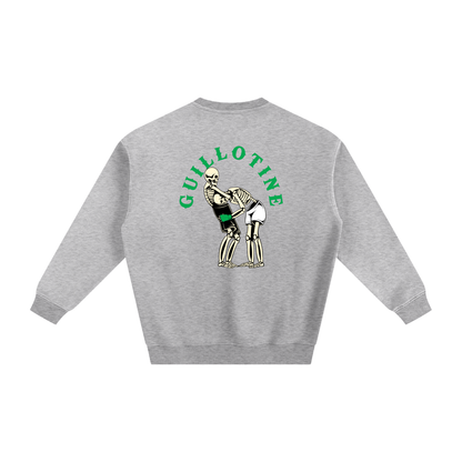 Guillotine Green Text Sweatshirt - ARETE