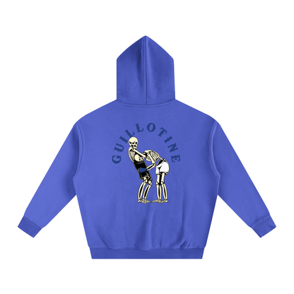 Guillotine Blue Text Hoodie - ARETE