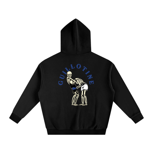 Guillotine Blue Text Hoodie - ARETE