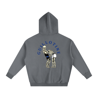 Guillotine Blue Text Hoodie - ARETE