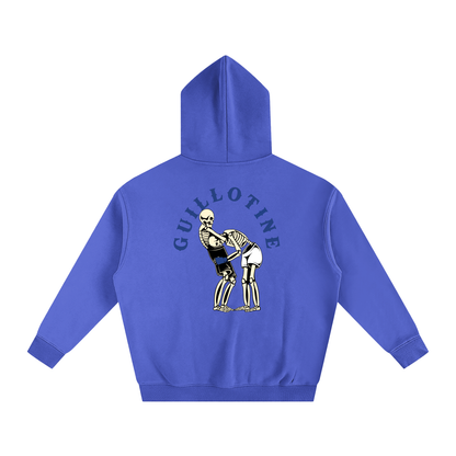 Guillotine Blue Text Hoodie - ARETE