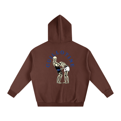 Guillotine Blue Text Hoodie - ARETE