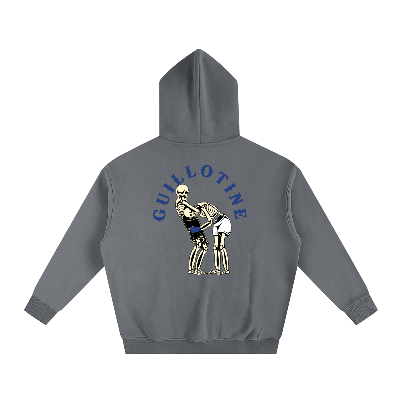 Guillotine Blue Text Hoodie - ARETE