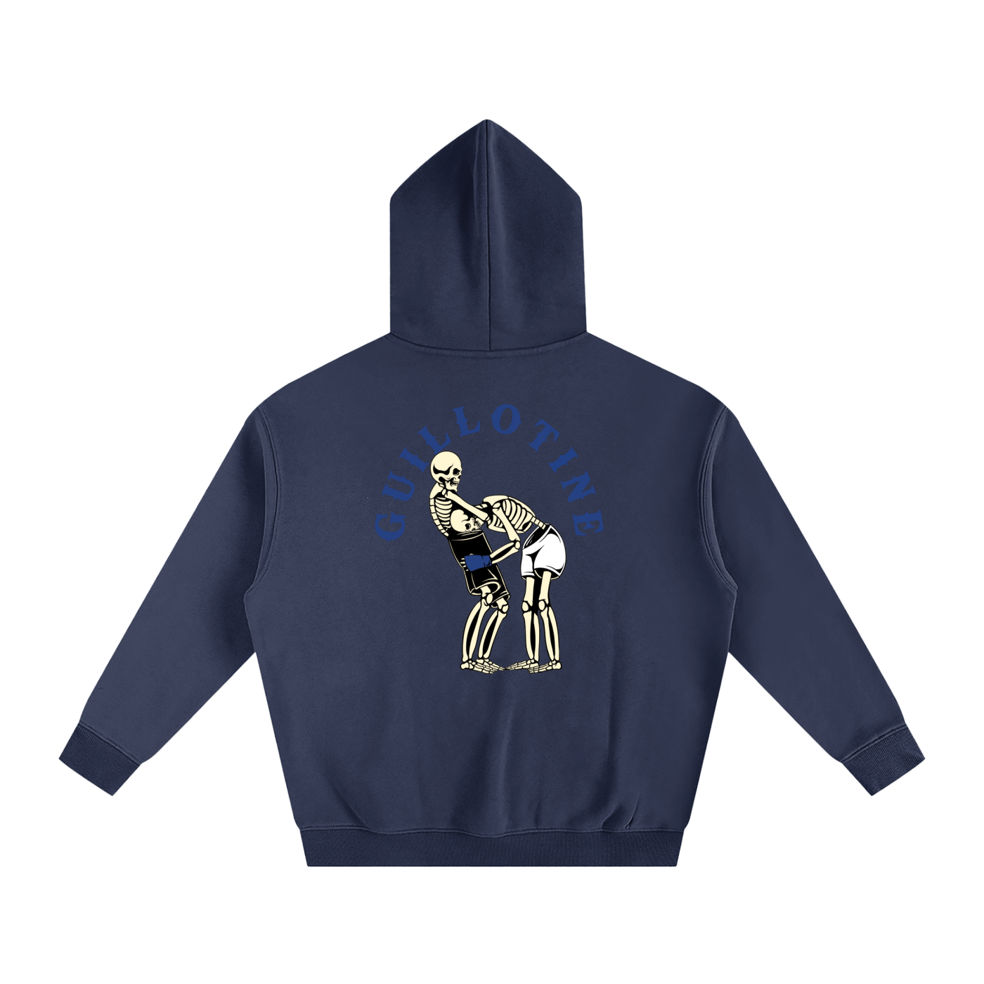 Guillotine Blue Text Hoodie - ARETE