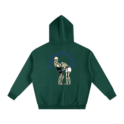 Guillotine Blue Text Hoodie - ARETE