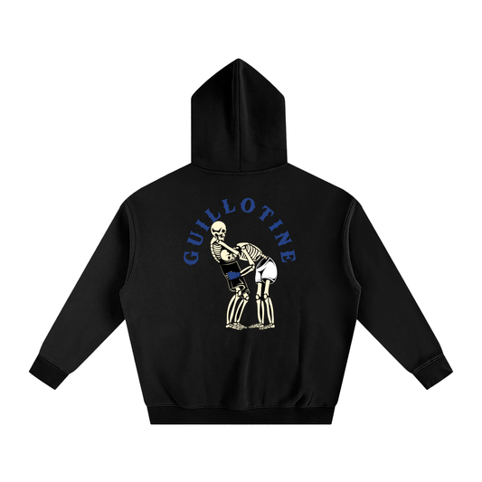 Guillotine Blue Text Hoodie - ARETE