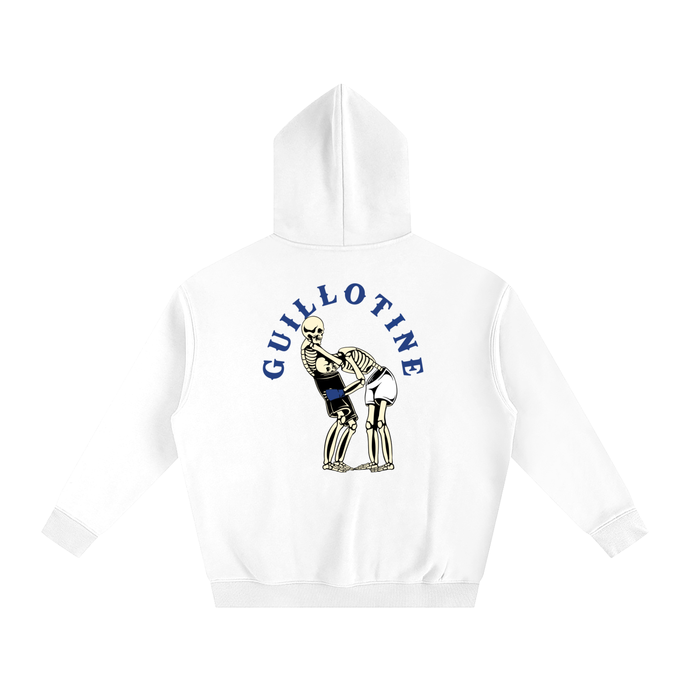 Guillotine Blue Text Hoodie - ARETE
