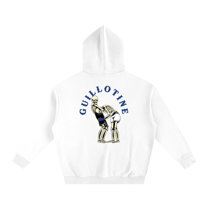 Guillotine Blue Text Hoodie - ARETE