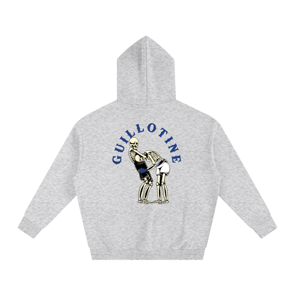 Guillotine Blue Text Hoodie - ARETE