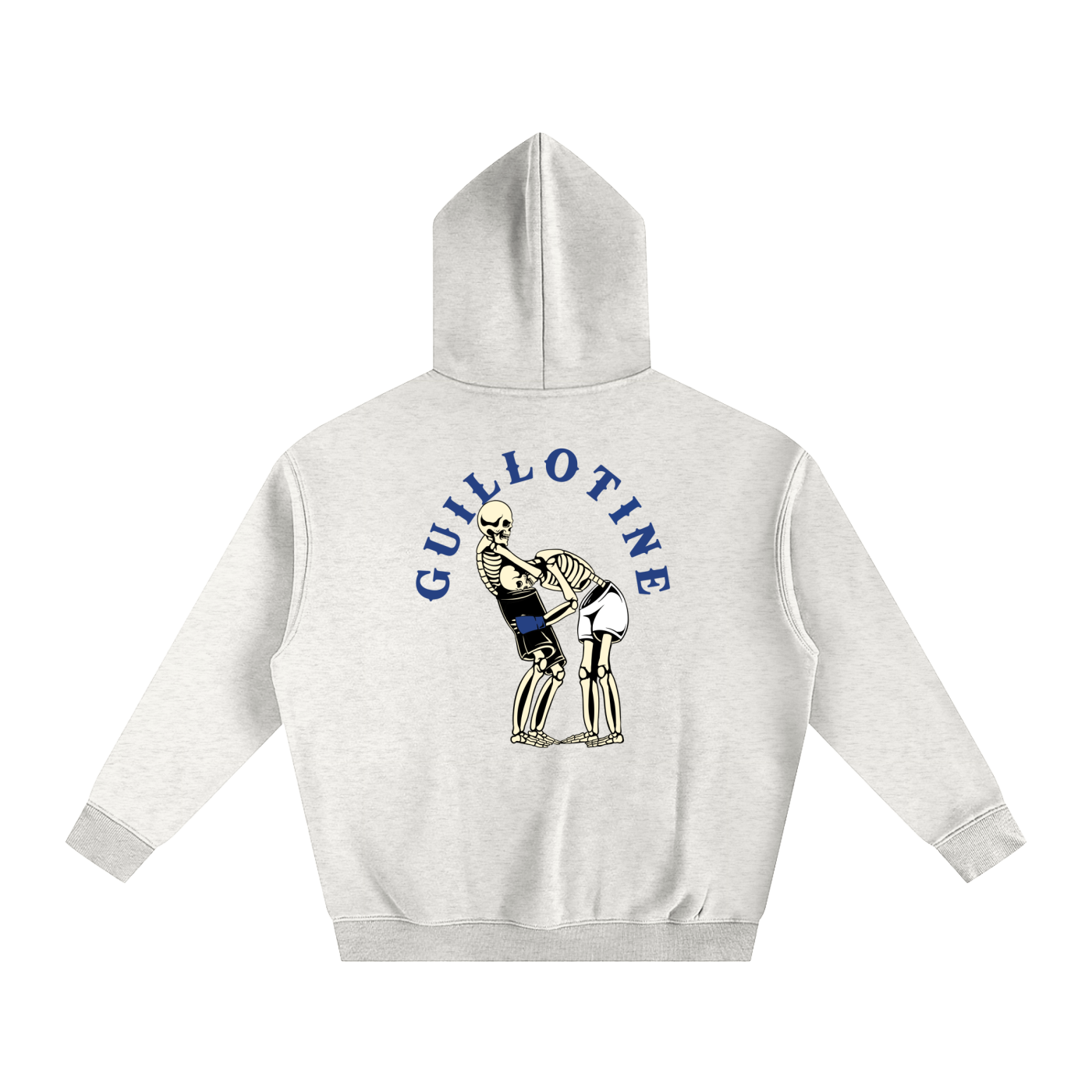 Guillotine Blue Text Hoodie - ARETE