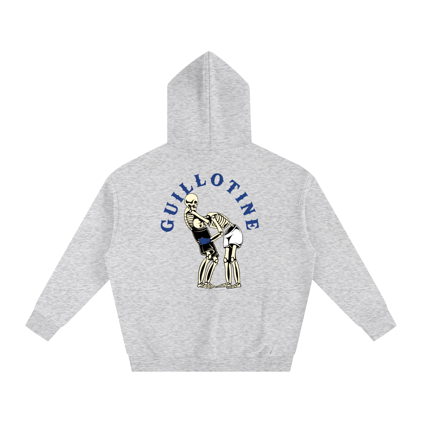 Guillotine Blue Text Hoodie - ARETE