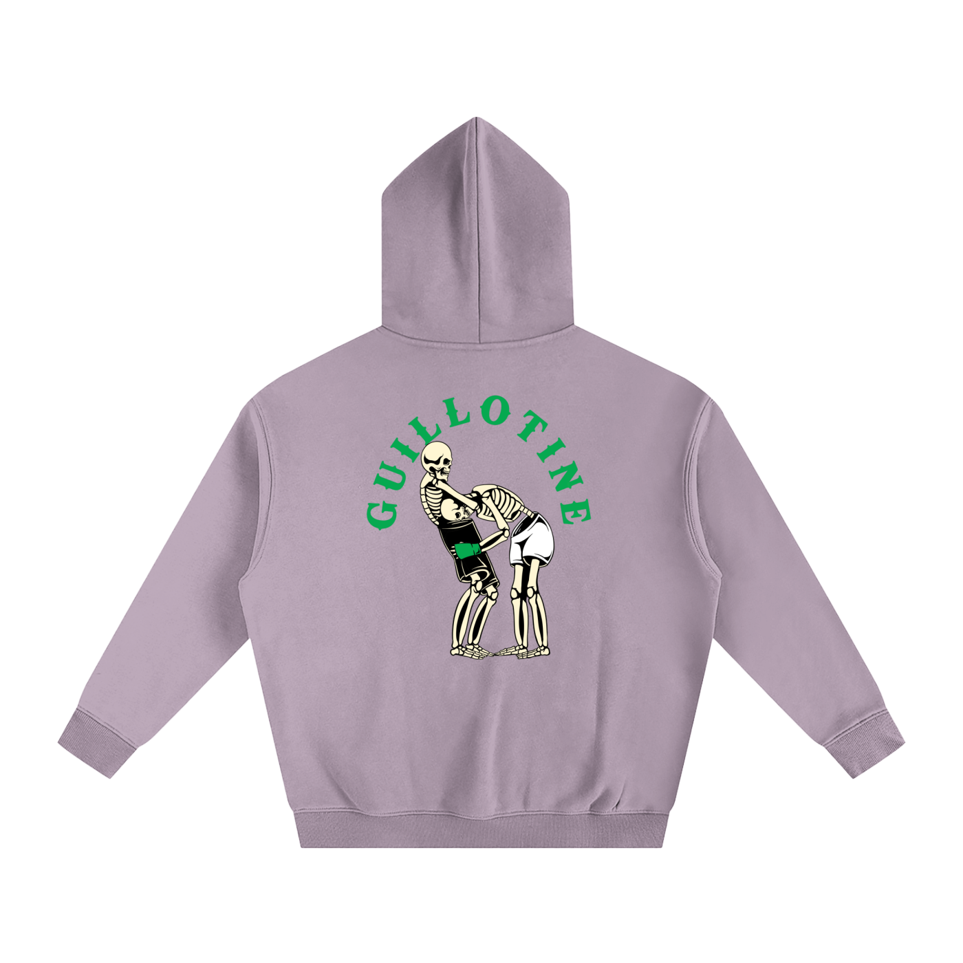 Guillotine Green Text Hoodie - ARETE
