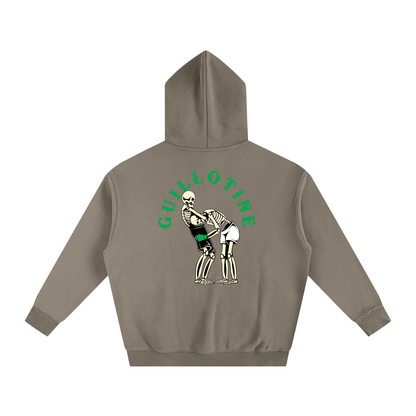 Guillotine Green Text Hoodie - ARETE