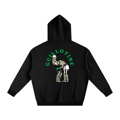 Guillotine Green Text Hoodie - ARETE