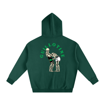 Guillotine Green Text Hoodie - ARETE