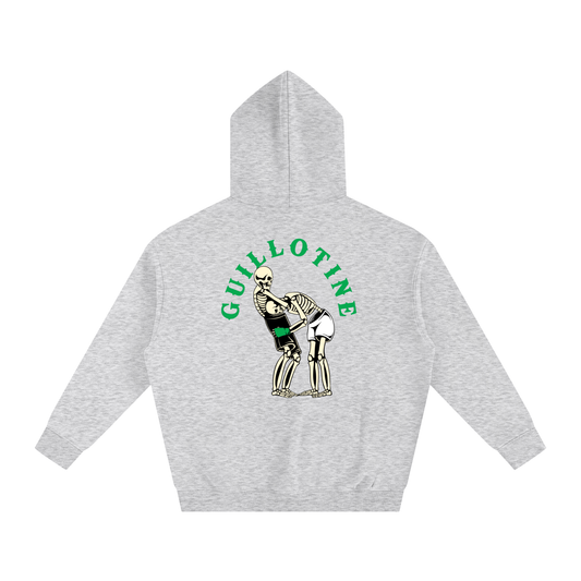 Guillotine Green Text Hoodie - ARETE