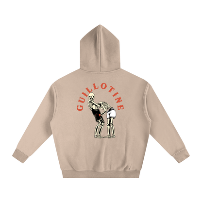 Guillotine Red Text Hoodie - ARETE