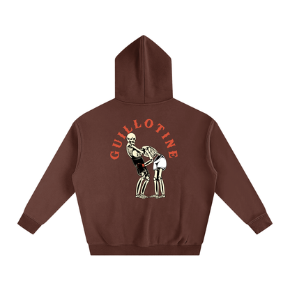 Guillotine Red Text Hoodie - ARETE