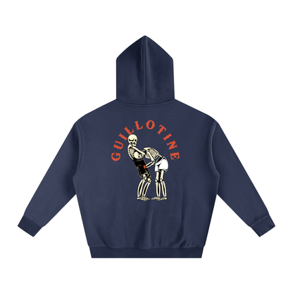 Guillotine Red Text Hoodie - ARETE
