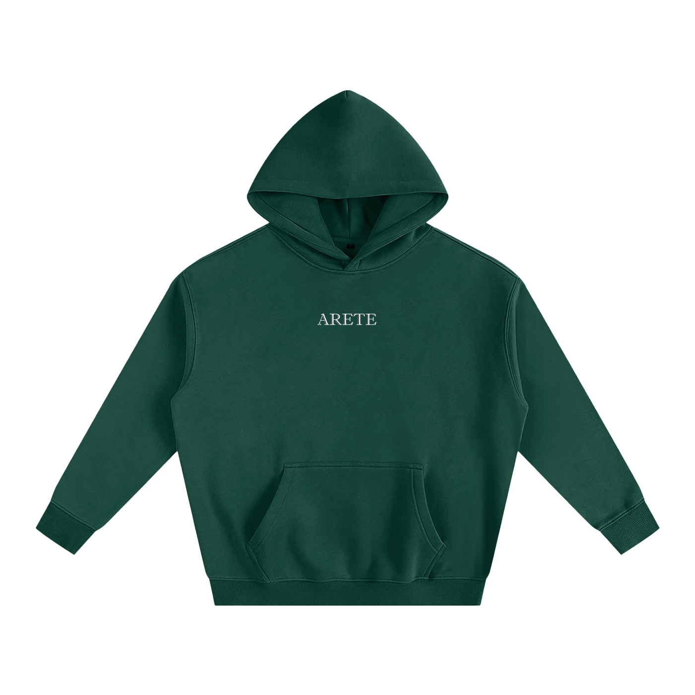 Guillotine Red Text Hoodie - ARETE