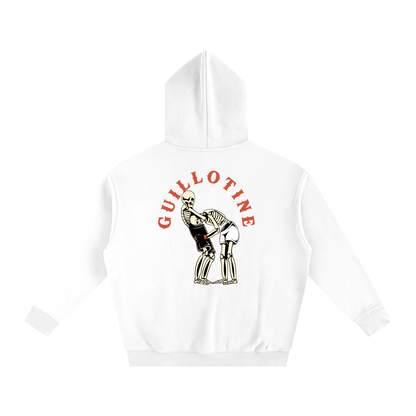 Guillotine Red Text Hoodie - ARETE