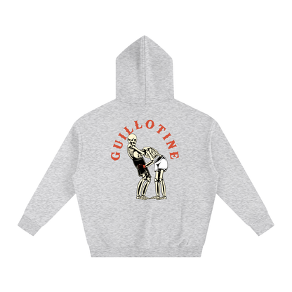 Guillotine Red Text Hoodie - ARETE