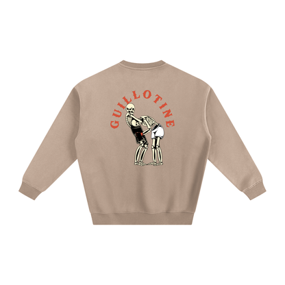 Guillotine Red Text Sweatshirt - ARETE