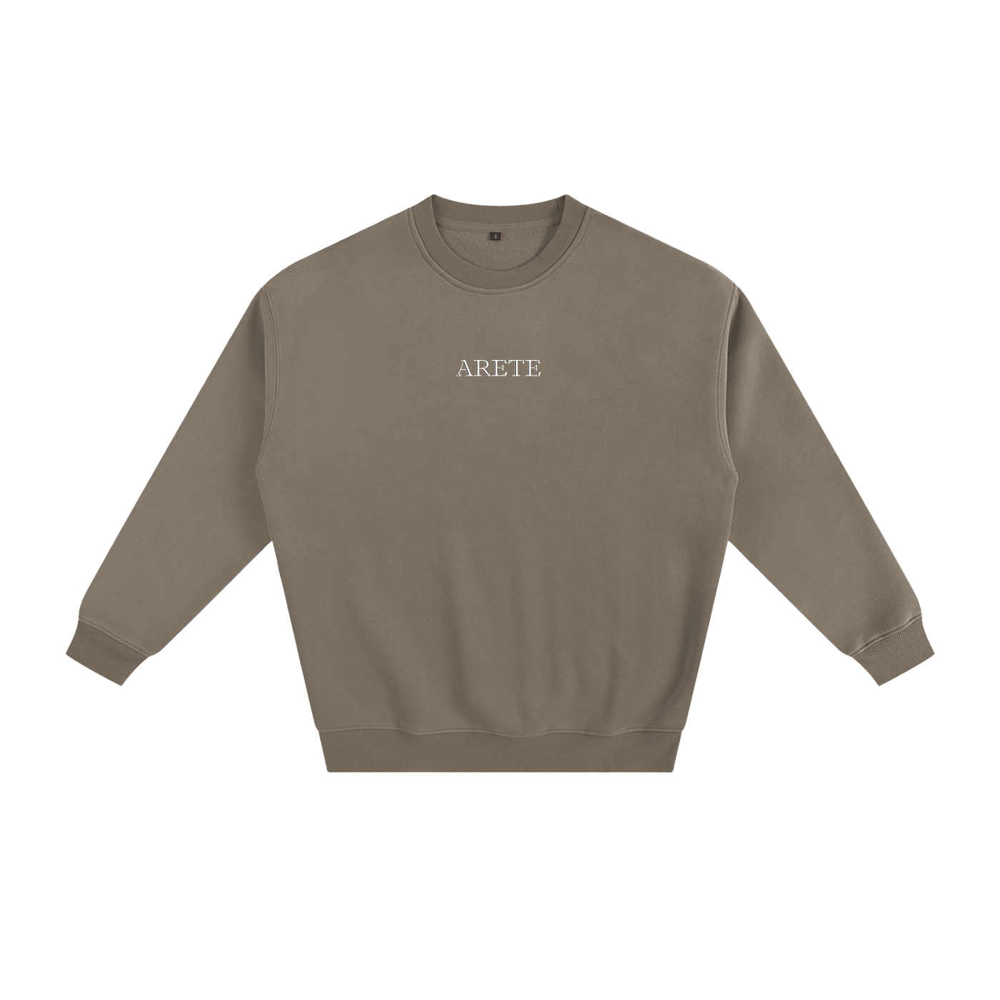 Guillotine Red Text Sweatshirt - ARETE