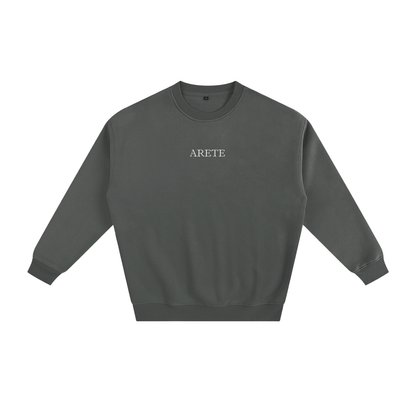 Guillotine Red Text Sweatshirt - ARETE