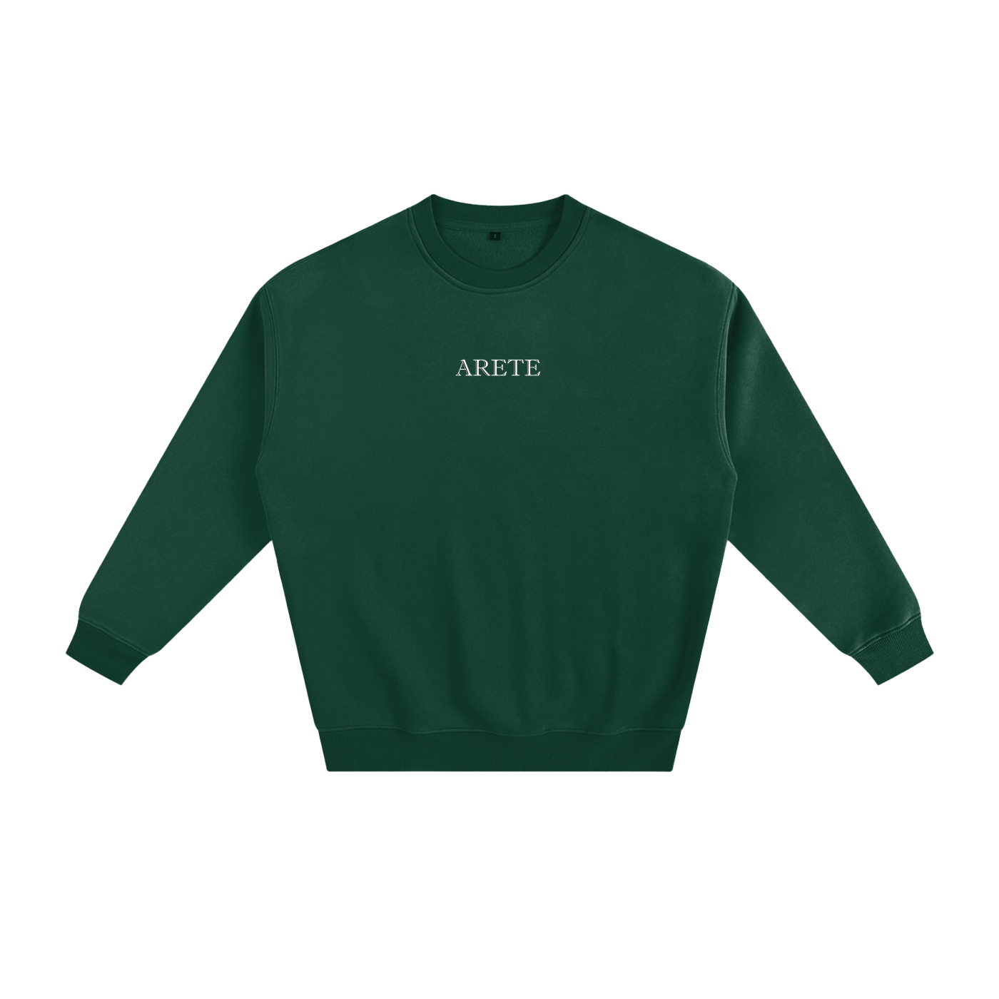 Guillotine Red Text Sweatshirt - ARETE