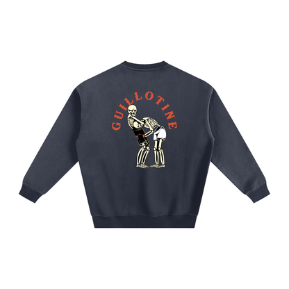 Guillotine Red Text Sweatshirt - ARETE