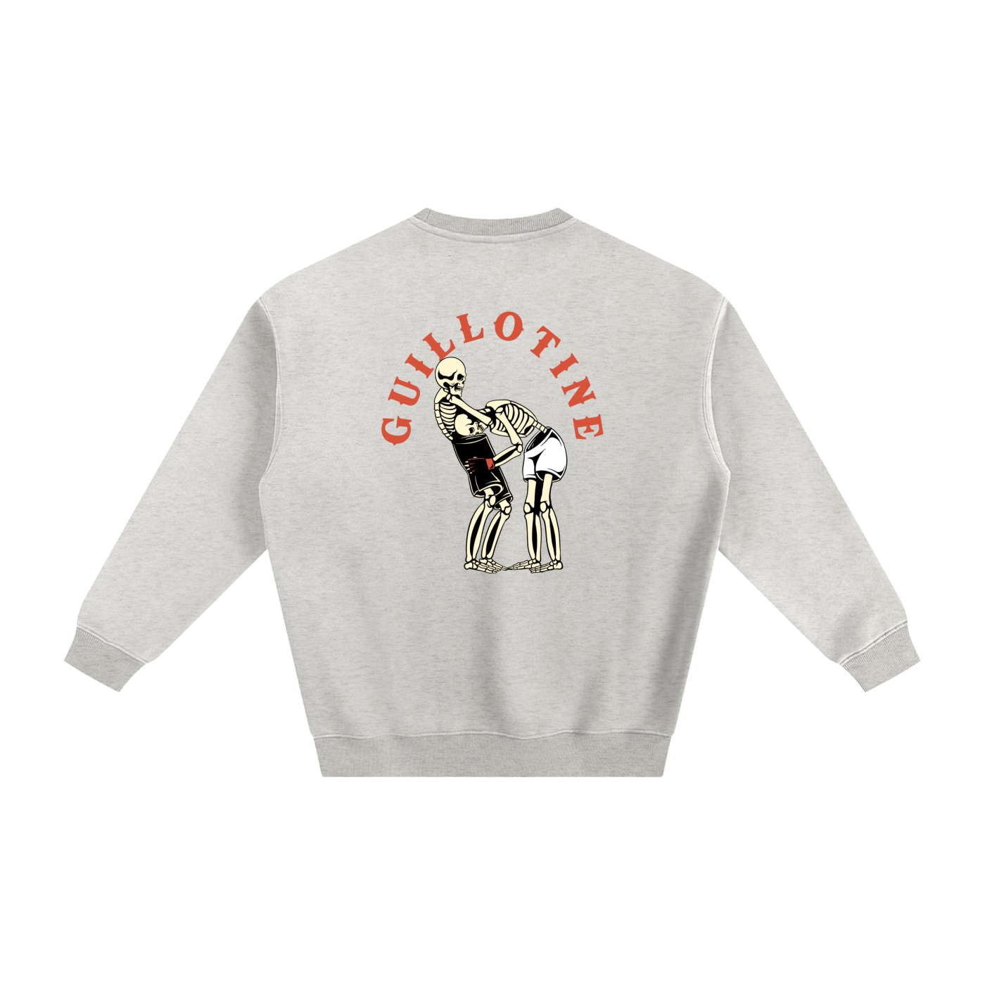 Guillotine Red Text Sweatshirt - ARETE