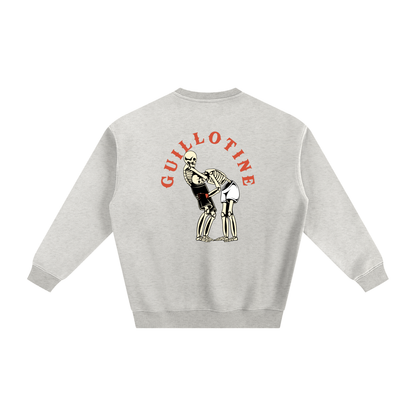 Guillotine Red Text Sweatshirt - ARETE