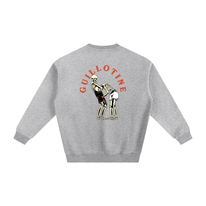 Guillotine Red Text Sweatshirt - ARETE