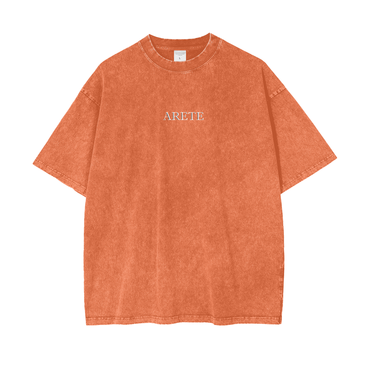 Guillotine Blue Text T-shirt - ARETE
