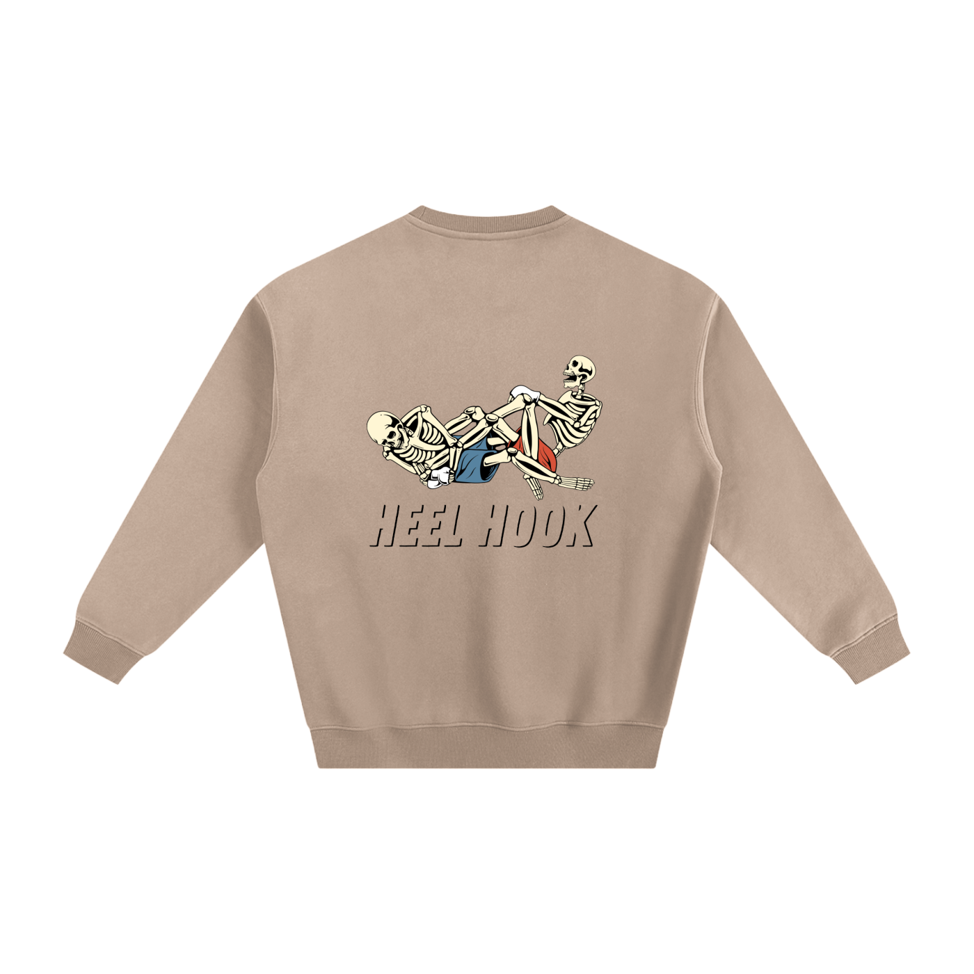 Heel Hook Black Text Sweatshirt - ARETE