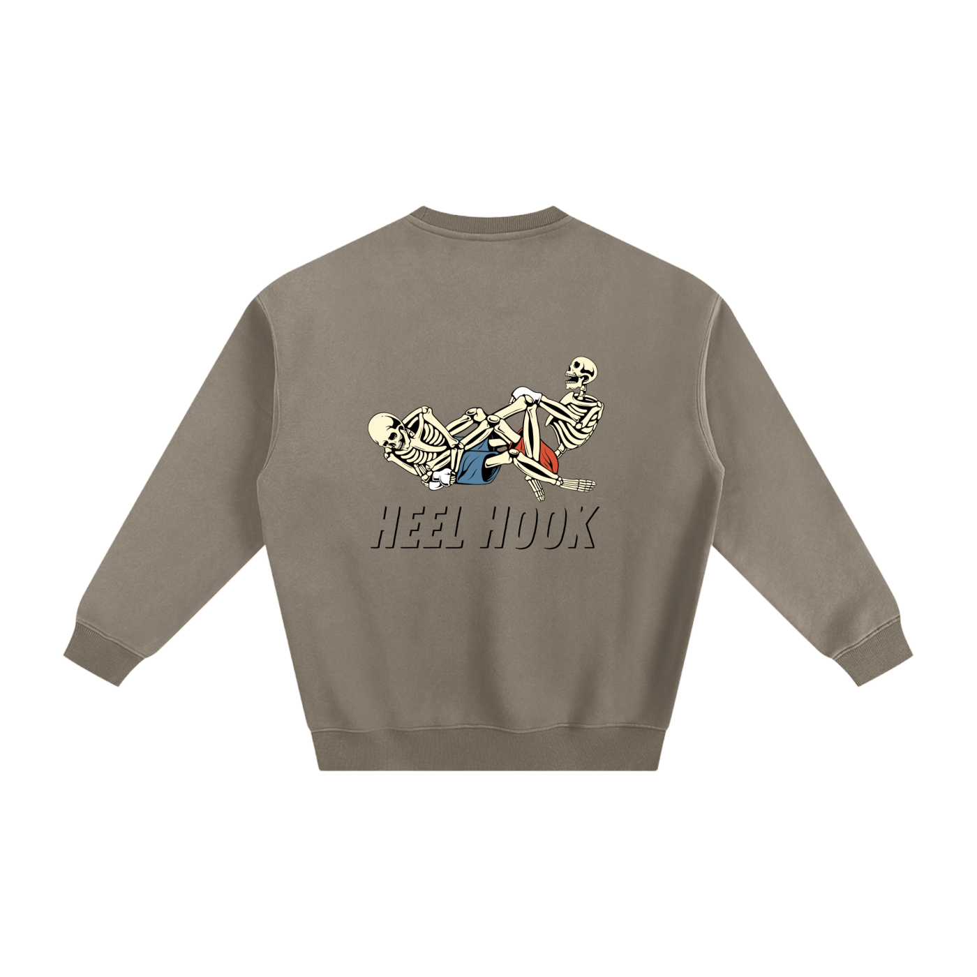 Heel Hook Black Text Sweatshirt - ARETE