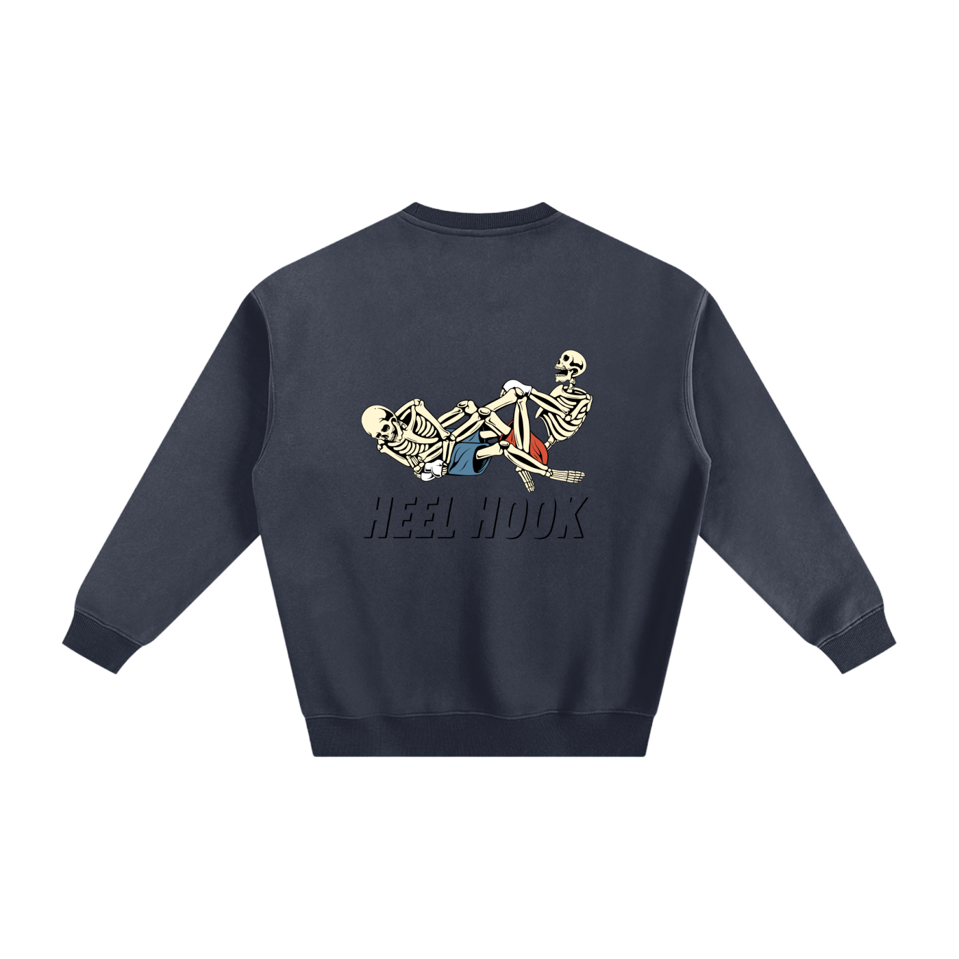 Heel Hook Black Text Sweatshirt - ARETE
