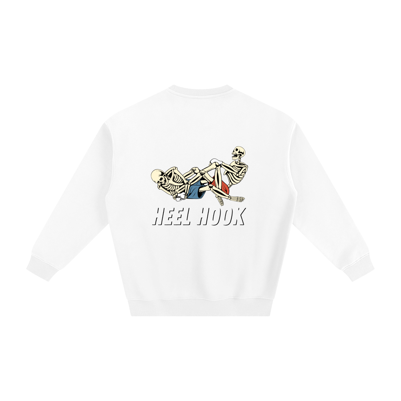 Heel Hook Black Text Sweatshirt - ARETE