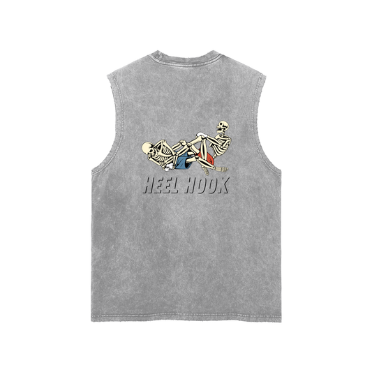 Heel Hook Black Text Tank Top - ARETE
