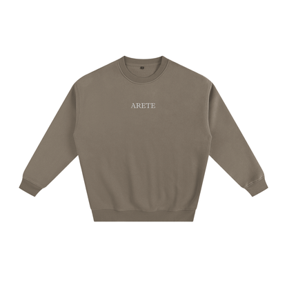 Heel Hook white Text Sweatshirt - ARETE