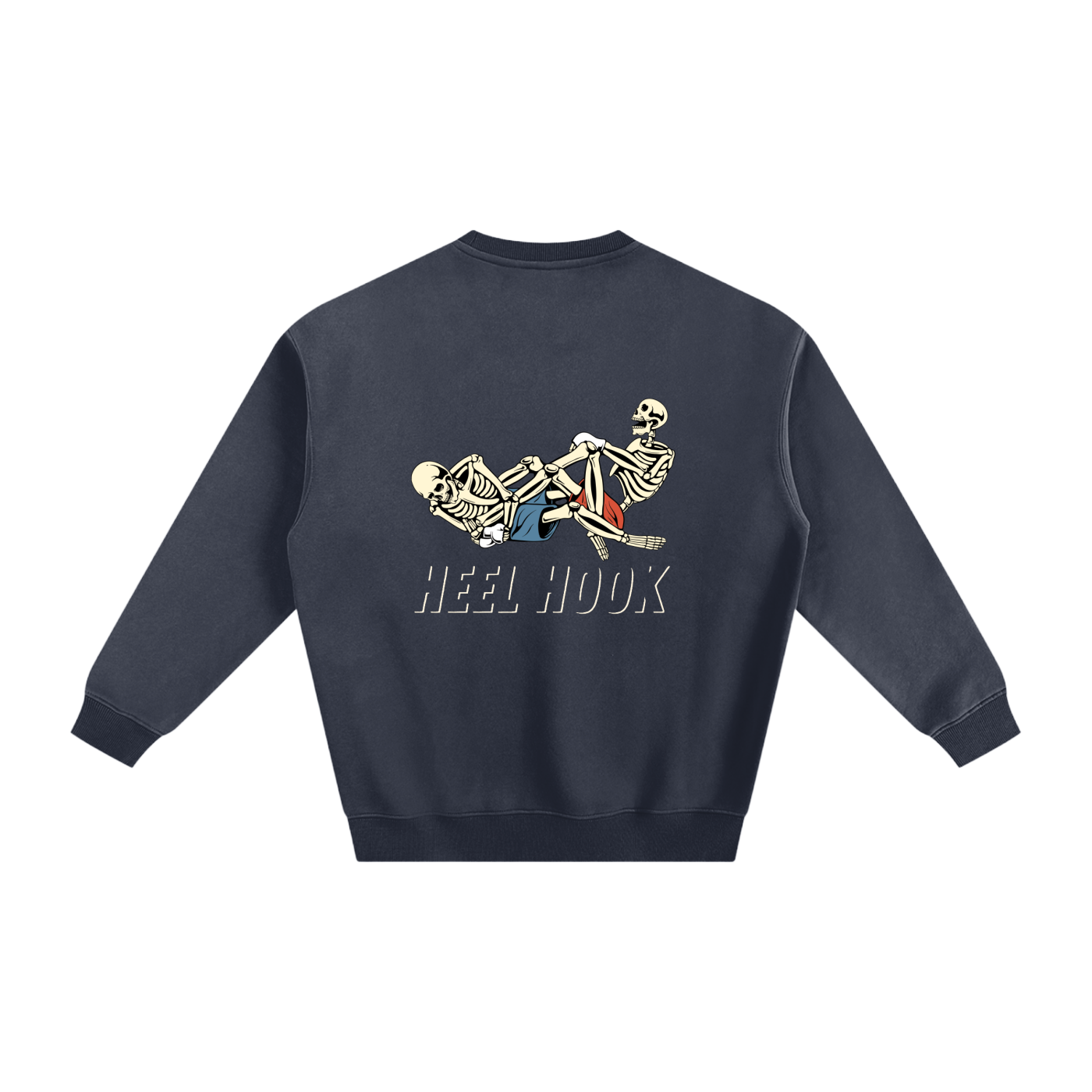 Heel Hook white Text Sweatshirt - ARETE