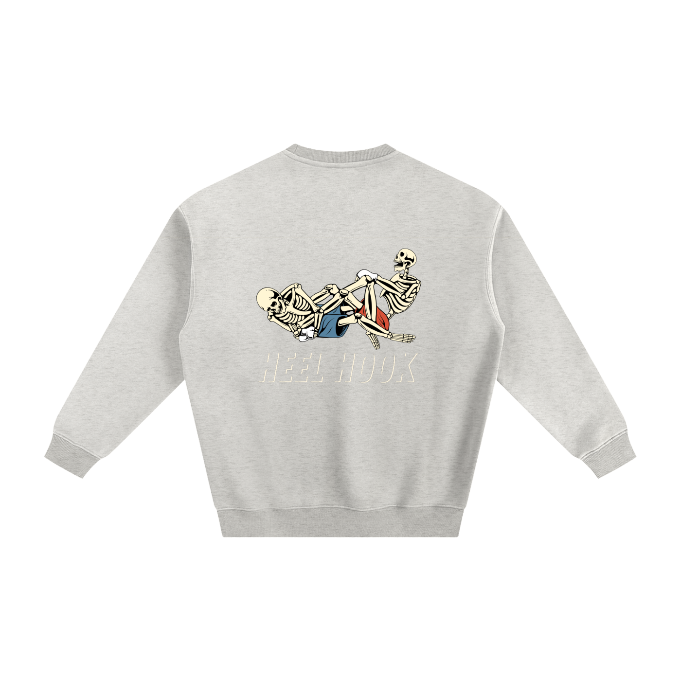 Heel Hook white Text Sweatshirt - ARETE