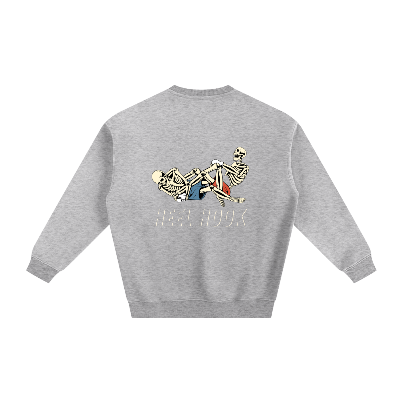 Heel Hook white Text Sweatshirt - ARETE