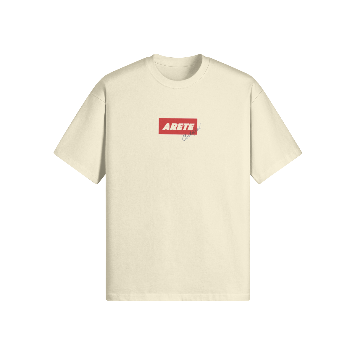 ARETE Box T-shirt | Light Stone - ARETE