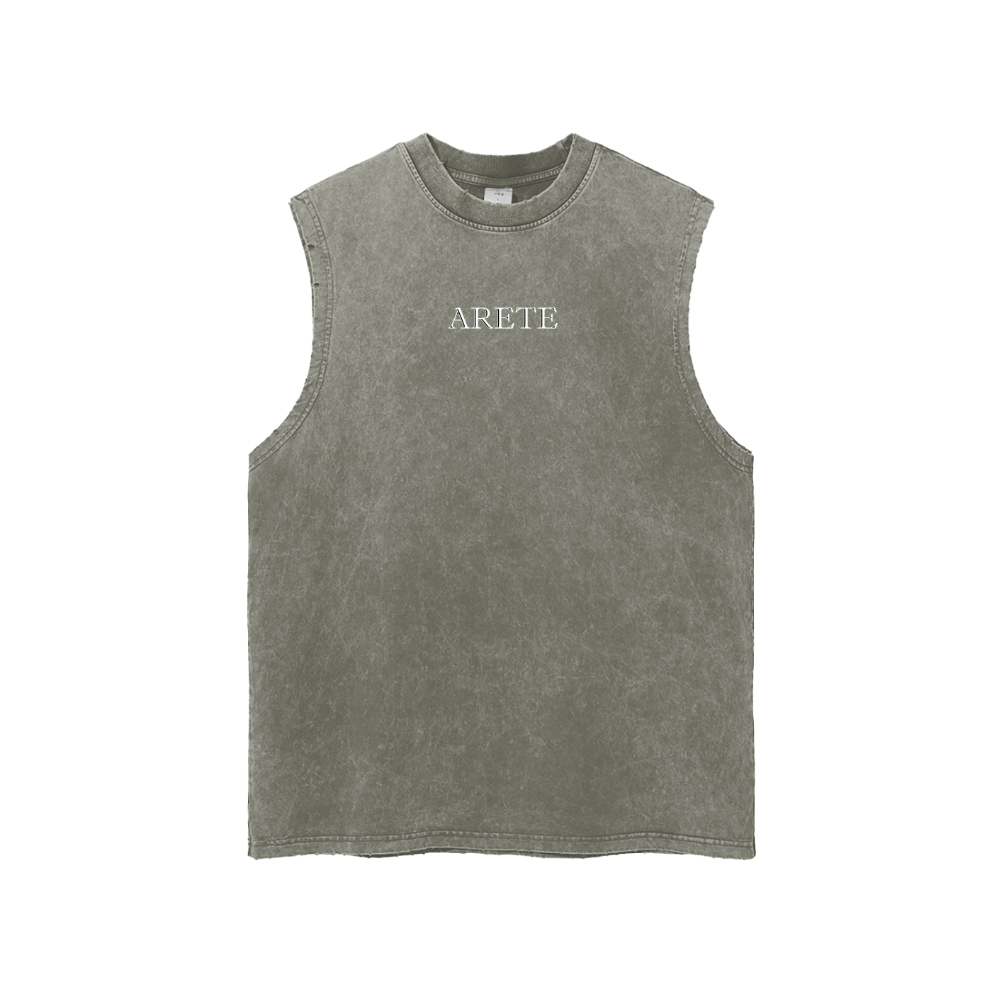 Signature Black Text Tank Top - ARETE