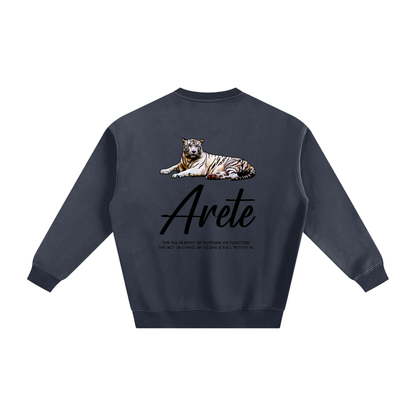 Signature Black Text Sweatshirt - ARETE