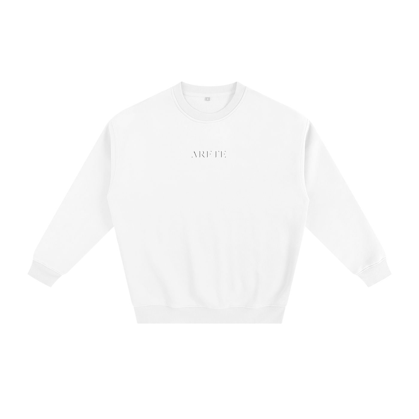 Signature Black Text Sweatshirt - ARETE
