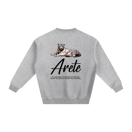 Signature Black Text Sweatshirt - ARETE